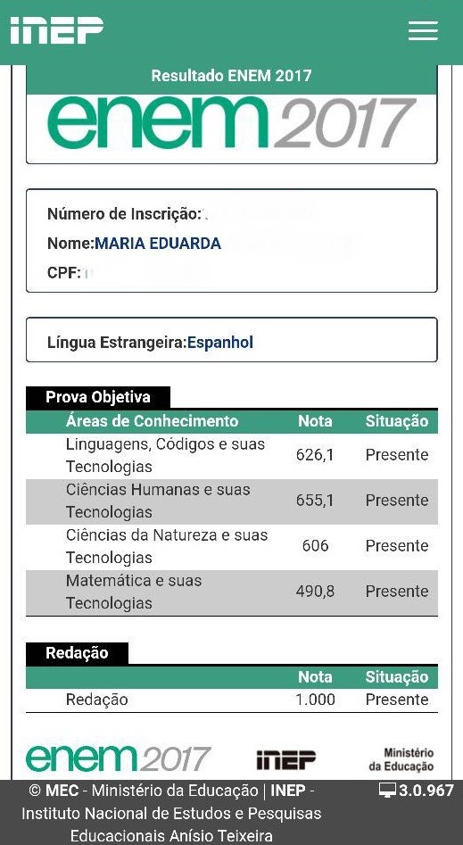 Estudante Treineira De Maceió Tira Nota Mil Na Redação Do Enem - O ...